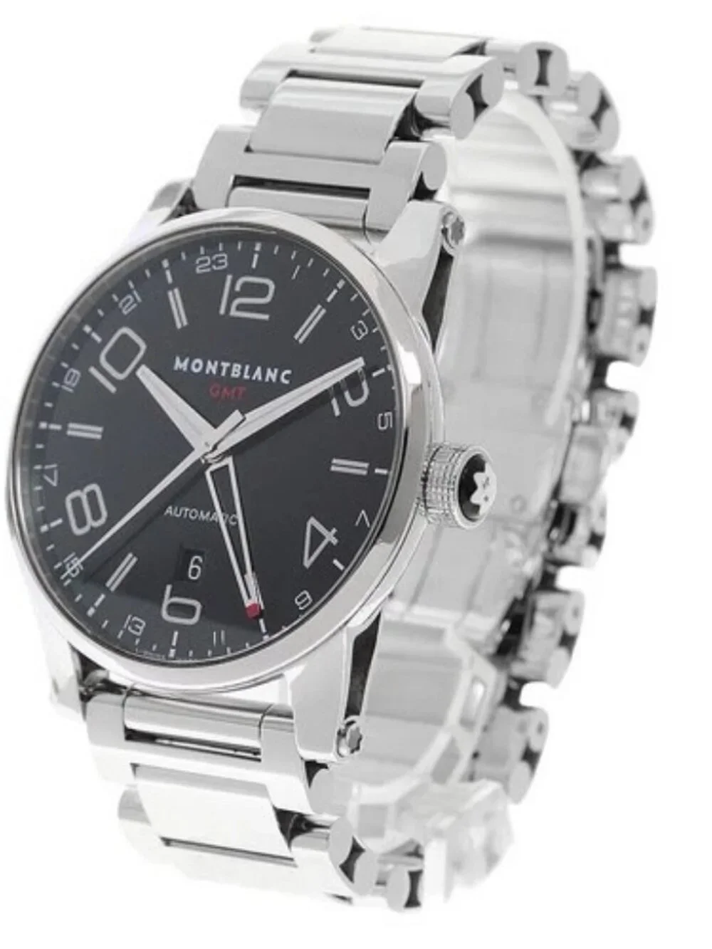 MONTBLANC Time walker 7081 Date GMT black Dial Automatic Men's Watch_959465